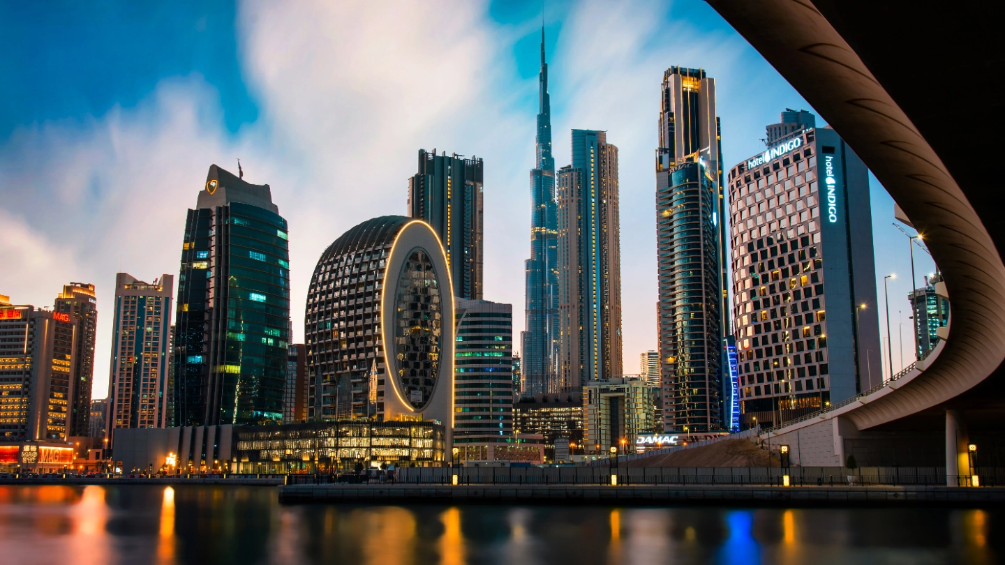 Dubai skyline UAE image
